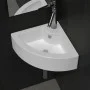 White washbasin with overflow 45x32x12.5 cm by vidaXL, Sinks - Ref: Foro24-140697, Price: 77,44 €, Discount: %