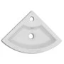 White washbasin with overflow 45x32x12.5 cm by vidaXL, Sinks - Ref: Foro24-140697, Price: 77,44 €, Discount: %