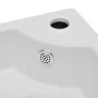 White washbasin with overflow 45x32x12.5 cm by vidaXL, Sinks - Ref: Foro24-140697, Price: 77,44 €, Discount: %