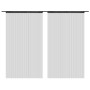 Cortinas de flecos 2 piezas 140x250 cm negras de vidaXL, Cortinas y visillos - Ref: Foro24-132401, Precio: 26,95 €, Descuento: %