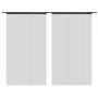 Cortinas de flecos 2 piezas 140x250 cm negras de vidaXL, Cortinas y visillos - Ref: Foro24-132401, Precio: 26,10 €, Descuento: %