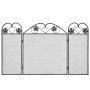 Pantalla de chimenea de 3 paneles hierro negro de vidaXL, Pantallas para chimeneas - Ref: Foro24-242005, Precio: 41,36 €, Des...