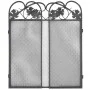 Pantalla de chimenea de 3 paneles hierro negro de vidaXL, Pantallas para chimeneas - Ref: Foro24-242005, Precio: 38,91 €, Des...