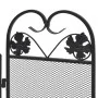 Pantalla de chimenea de 3 paneles hierro negro de vidaXL, Pantallas para chimeneas - Ref: Foro24-242005, Precio: 38,91 €, Des...
