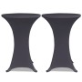 Funda elástica para mesa 4 unidades 80 cm gris antracita de vidaXL, Fundas - Ref: Foro24-279086, Precio: 44,88 €, Descuento: %