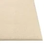 Paneles de pared 12 uds tela color crema 30x30 cm 1,08 m² de vidaXL, Recubrimiento de paredes - Ref: Foro24-343788, Precio: 4...