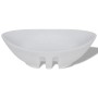 Lavabo ovalado y orificio desbordamiento cerámica 59x38,5 cm de vidaXL, Lavabos - Ref: Foro24-140679, Precio: 96,01 €, Descue...
