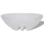 Ovales Waschbecken und Keramik-Überlaufloch 59x38,5 cm von vidaXL, Sinkt - Ref: Foro24-140679, Preis: 85,50 €, Rabatt: %