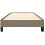 Estructura de cama de tela gris taupe 90x190 cm de vidaXL, Camas y somieres - Ref: Foro24-346684, Precio: 88,12 €, Descuento: %