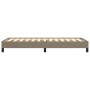 Estructura de cama de tela gris taupe 90x190 cm de vidaXL, Camas y somieres - Ref: Foro24-346684, Precio: 88,12 €, Descuento: %