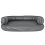 Cama para perros de espuma cuero sintético gris 75x53 cm de vidaXL, Camas para perros - Ref: Foro24-171317, Precio: 69,53 €, ...