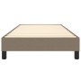 Estructura de cama de tela gris taupe 90x190 cm de vidaXL, Camas y somieres - Ref: Foro24-3120480, Precio: 88,12 €, Descuento: %