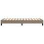 Estructura de cama de tela gris taupe 90x190 cm de vidaXL, Camas y somieres - Ref: Foro24-3120480, Precio: 88,12 €, Descuento: %