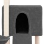 Rascador para gatos con postes de sisal gris oscuro 96 cm en Mobiliario para gatos | Comprar online en Foru.es