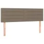 Box spring bed with taupe gray fabric mattress 140x190 cm by vidaXL, Beds and slatted bases - Ref: Foro24-3126881, Price: 465...