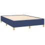 Cama box spring con colchón tela azul 140x190 cm de vidaXL, Camas y somieres - Ref: Foro24-3128603, Precio: 528,82 €, Descuen...
