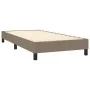 Box spring bed with taupe gray fabric mattress 90x190 cm by vidaXL, Beds and slatted bases - Ref: Foro24-3129757, Price: 311,...