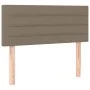 Box spring bed with taupe gray fabric mattress 90x190 cm by vidaXL, Beds and slatted bases - Ref: Foro24-3129757, Price: 311,...