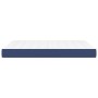 Colchón de muelles ensacados tela azul 140x190x20 cm de vidaXL, Colchones - Ref: Foro24-347780, Precio: 231,67 €, Descuento: %