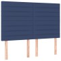 Cama box spring con colchón tela azul 140x190 cm de vidaXL, Camas y somieres - Ref: Foro24-3131511, Precio: 524,69 €, Descuen...