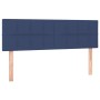 Cama box spring colchón y luces LED tela azul 140x190 cm de vidaXL, Camas y somieres - Ref: Foro24-3133715, Precio: 446,93 €,...