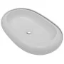 White ceramic oval washbasin 63x42 cm by vidaXL, Sinks - Ref: Foro24-140673, Price: 68,14 €, Discount: %