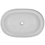 White ceramic oval washbasin 63x42 cm by vidaXL, Sinks - Ref: Foro24-140673, Price: 68,14 €, Discount: %