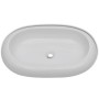 Lavabo ovalado de cerámica blanco 63x42 cm de vidaXL, Lavabos - Ref: Foro24-140673, Precio: 91,44 €, Descuento: %