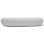 Lavabo ovalado de cerámica blanco 63x42 cm de vidaXL, Lavabos - Ref: Foro24-140673, Precio: 91,44 €, Descuento: %