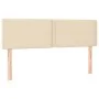 Box spring bed with cream fabric mattress 140x190 cm by vidaXL, Beds and slatted bases - Ref: Foro24-3140534, Price: 389,92 €...