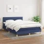 Boxspringbett mit blauer Stoffmatratze 140x190 cm von vidaXL, Betten und Lattenroste - Ref: Foro24-3140695, Preis: 445,13 €, ...
