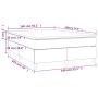 Cama box spring con colchón tela color crema 140x190 cm de vidaXL, Camas y somieres - Ref: Foro24-3144519, Precio: 383,91 €, ...