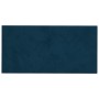 Paneles de pared 12 uds cuero sintético azul 30x15 cm 0,54 m² de vidaXL, Recubrimiento de paredes - Ref: Foro24-343778, Preci...