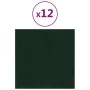 Wandpaneele 12 Stück dunkelgrüner Samt 30x30 cm 1,08m² von vidaXL, Wandverkleidung - Ref: Foro24-343809, Preis: 44,09 €, Raba...