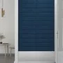 Paneles de pared 12 uds terciopelo azul 60x15 cm 1,08 m² by vidaXL, Wall covering - Ref: Foro24-343834, Price: 46,94 €, Disco...