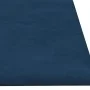 Paneles de pared 12 uds terciopelo azul 60x15 cm 1,08 m² by vidaXL, Wall covering - Ref: Foro24-343834, Price: 46,94 €, Disco...