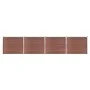 Set de panel de valla WPC marrón 699x146 cm de vidaXL, Paneles de vallas - Ref: Foro24-3070453, Precio: 1,00 €, Descuento: %