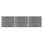 Graues WPC-Zaunplatten-Set 526 x 146 cm von vidaXL, Zaunpaneele - Ref: Foro24-3070456, Preis: 647,80 €, Rabatt: %
