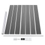Set de panel de valla WPC gris 526x146 cm de vidaXL, Paneles de vallas - Ref: Foro24-3070456, Precio: 585,14 €, Descuento: %
