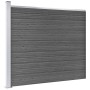 Set de paneles de valla WPC negro 699x146 cm de vidaXL, Paneles de vallas - Ref: Foro24-3070461, Precio: 770,03 €, Descuento: %