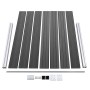 Set de paneles de valla WPC negro 699x146 cm de vidaXL, Paneles de vallas - Ref: Foro24-3070461, Precio: 770,03 €, Descuento: %