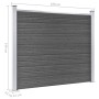 Set de paneles de valla WPC negro 699x146 cm de vidaXL, Paneles de vallas - Ref: Foro24-3070461, Precio: 770,03 €, Descuento: %