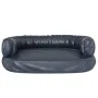 Cama para perros de espuma cuero sintético azul oscuro 60x42 cm de vidaXL, Camas para perros - Ref: Foro24-171313, Precio: 39...