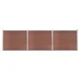 Set de panel de valla WPC marrón 526x146 cm de vidaXL, Paneles de vallas - Ref: Foro24-3070452, Precio: 871,62 €, Descuento: %