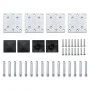 Set de panel de valla WPC marrón 526x146 cm de vidaXL, Paneles de vallas - Ref: Foro24-3070452, Precio: 871,62 €, Descuento: %