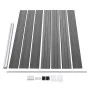 Gray WPC Fence Panel Set 353x146 cm by vidaXL, fence panels - Ref: Foro24-3070455, Price: 447,80 €, Discount: %
