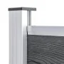 Gray WPC Fence Panel Set 353x146 cm by vidaXL, fence panels - Ref: Foro24-3070455, Price: 447,80 €, Discount: %
