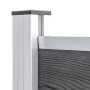 Set de panel de valla WPC gris 353x146 cm de vidaXL, Paneles de vallas - Ref: Foro24-3070455, Precio: 412,43 €, Descuento: %