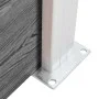 Gray WPC Fence Panel Set 353x146 cm by vidaXL, fence panels - Ref: Foro24-3070455, Price: 447,80 €, Discount: %