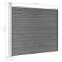 Set de panel de valla WPC gris 353x146 cm de vidaXL, Paneles de vallas - Ref: Foro24-3070455, Precio: 412,43 €, Descuento: %